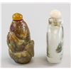 Image 2 : Lot of 2 Snuff Bottles and A Turquoise Necklace