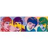 Image 1 : Andy Warhol Signed Color Offset Litho The Beatles