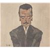 Image 3 : Egon Schiele Austrian Modernist Signed Linocut