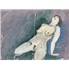 Image 1 : Italian Oil on Canvas Signed Illegibly