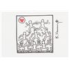 Image 1 : Keith Haring American Signed Lithograph on Paper