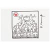 Image 1 : Keith Haring American Signed Lithograph on Paper