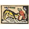 Image 1 : Franz Marc German Signed Woodcut on Paper