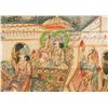 Image 4 : India Imperial Gold and Watercolor March Scene