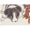 Image 3 : Chinese Watercolor on Paper of Dog Signed Sealed