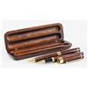 Image 1 : Two Ballpoint Pens with Wood Case