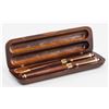 Image 2 : Two Ballpoint Pens with Wood Case