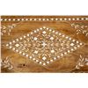Image 2 : Wooden Tray with Inlaid Floral Pattern