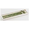 Image 2 : Set of Green Hardstone Chopsticks