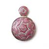 Image 1 : PURSE MIRROR 24K GOLD SWAROVSKI CRYSTAL RED GREEN