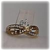 Image 2 : NEW 10K ROSE GOLD DIAMOND RING W/ I LOVE YOU CUT