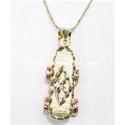 5G! 14K SOLID GOLD SKATEBOARD 18 INCH NECKLACE 