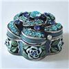 Image 1 : DECO! BLUE ROSE 24K GOLD SWAROVSKI CRYSTALS BOX