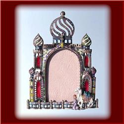 SULTAN 24K GOLD SWAROVSKI CRYSTALS PICTURE FRAME