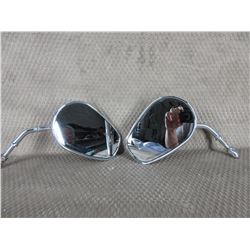 Set of 2 Chrome Motorcycle Mirrors