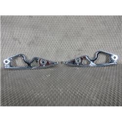 2 Plastic Chrome Motorcycle Brackets
