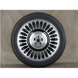 130/80B17 M/C 65H Dunlop D408F H-D Front Tire on H-D Wheel