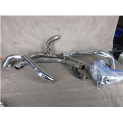 Selection of Used Motorcycle Exhaust Parts