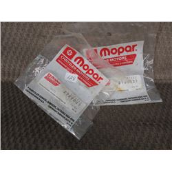 Set of Vintage Mopar Visor Ends #2789037 New Old Stock