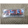 Image 2 : Set of 2 Plastic 331 Stroker Stick-on Emblems