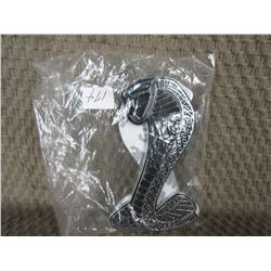 Set of 2 Plastic Cobra Stick-on Emblems