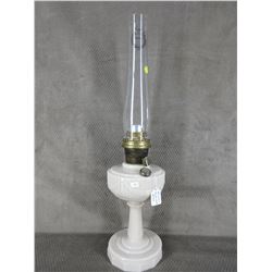 Pink Milk Glass Aladdin Lantern