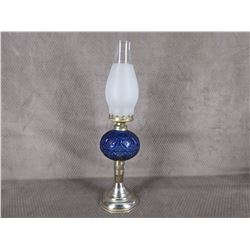 Blue Lantern with Globe