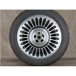 Used 180/85B168 M/C 81H Cobra H-D Front Tire on H-D Wheel T16X5.00 MT