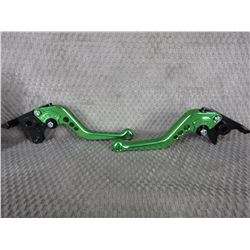 ZRX-1100 Levers Green Set of 2