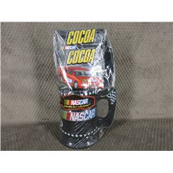 NASCAR Collectible Stein with a package of Cocoa