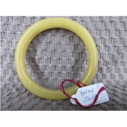 Yellow Jade Bangle