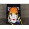 Image 1 : Painted Ceramic Face Mask - Wall Décor