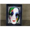Image 1 : Painted Ceramic Face Mask - Wall Décor