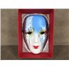 Image 1 : Painted Ceramic Face Mask - Wall Décor