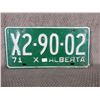 Image 1 : 1971 Alberta License Plate