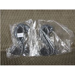 Set of 2 Plastic Cobra Stick-on Emblems