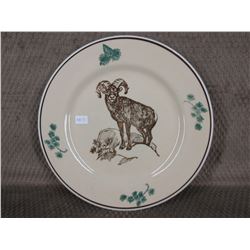 Mountain Trails Western Canadian Art - Big Horn Sheep Plate