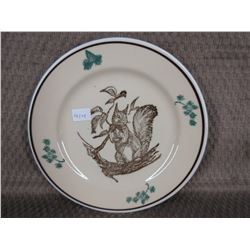 Mountain Trails Western Canadian Art - Squirrel Side Plate