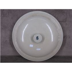 #6 Crock Lid - No Cracks Nice Shape