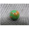 Image 1 : Vintage Large Green & Orange Marble 1 3/8 inch