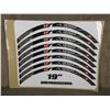 Image 1 : Bridgestone Wheel Protector Decals 19 Inch