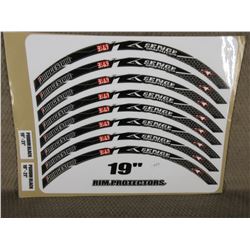 Bridgestone Wheel Protector Decals 19 Inch