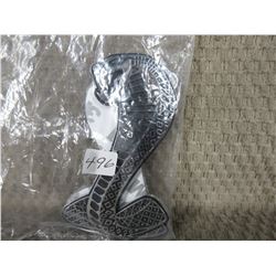 Set of 2 Plastic Cobra Stick-on Emblems