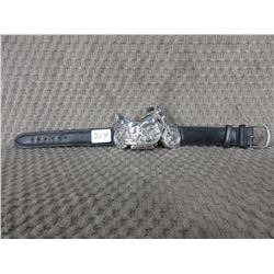 Motorcycle Watch Leather Strap - Used