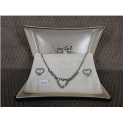 Jay Kel Necklace & Clip-on Ear Ring Set