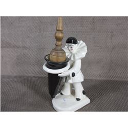 Vintage Barbers Brush & Holder