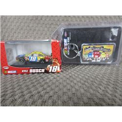 M&M Kyle Busch #18 1/87 and Key Fob