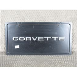 Corvette Front License Plate