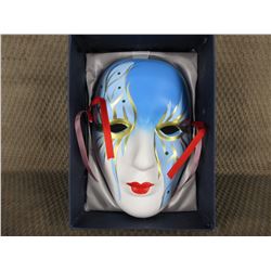 Painted Ceramic Face Mask - Wall Décor