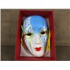 Image 1 : Painted Ceramic Face Mask - Wall Décor